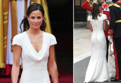 FALSK: En ridder av Grimaldis orden hevder at Pippa Middletons bakende var falsk under prinsebryllupet i 2011. Foto: NTB Scanpix FALSK: En ridder av Grimaldis orden hevder at Pippa Middletons bakende var falsk under prinsebryllupet i 2011. Foto: NTB Scanpix